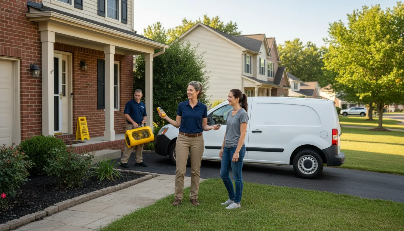 Water restoration image for Dehumidification And Cleanup Services in Downey, CA